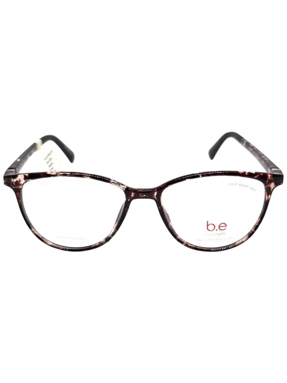 b.e Bio Eyes Freesia BE45 Eyeglass Frames 52-16-140 Brown Tortoise Women's